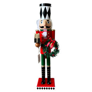 Sleigh Hill NUTCRACKER SOLDIER 22in Wood Christmas Holiday NEW